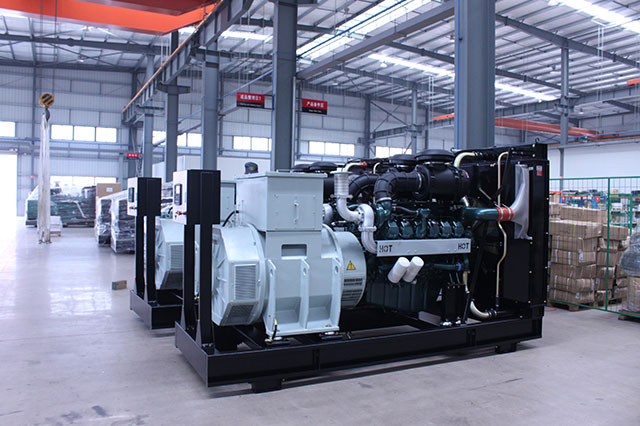 Máy phát điện diesel doosan chống mưa 250KW-450KW cho ngoài khơi